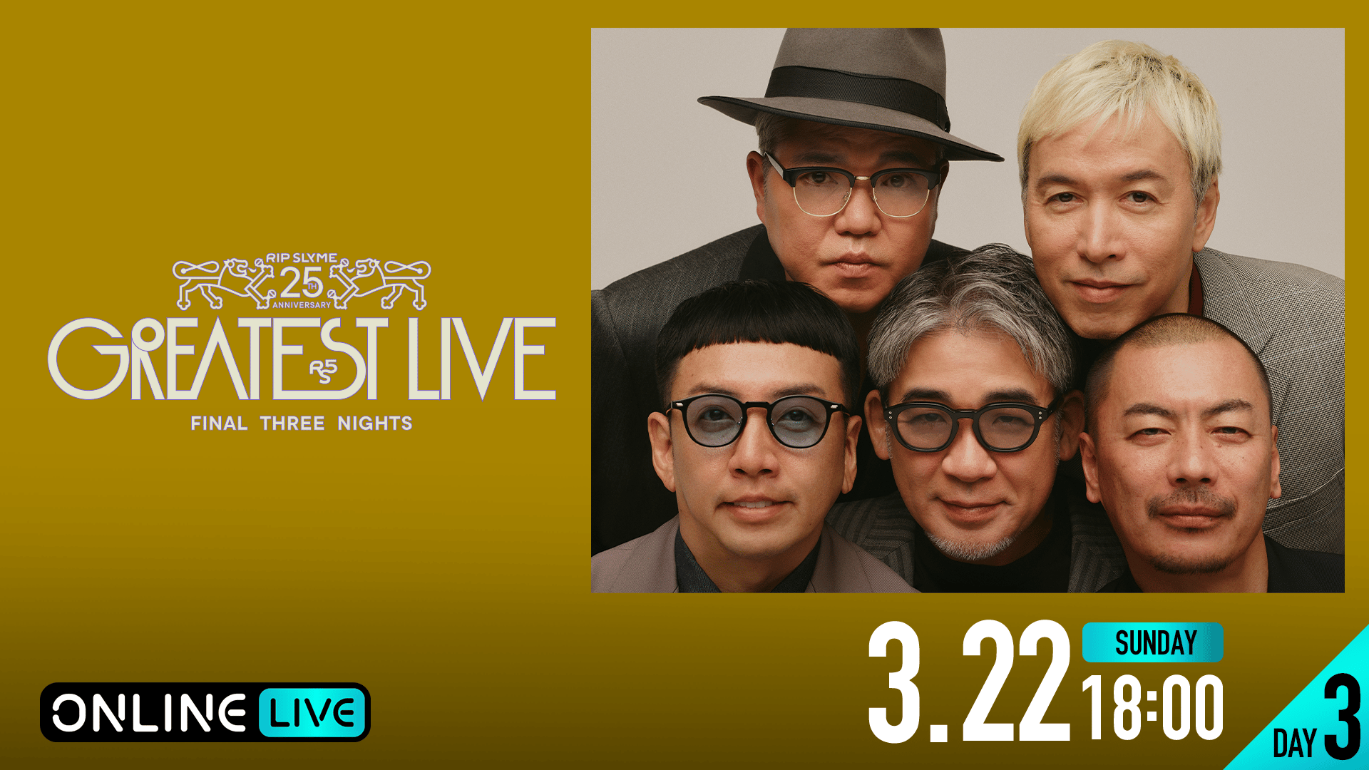 DAY3】RIP SLYME 25th Anniversary GREATEST LIVE – Final Three