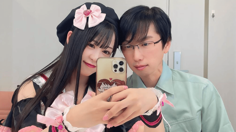 ABEMAエンタメ - 元アイドル&ファン“年の差27歳夫婦”ともえとみっちゃん 体でLOVEを作る動画が話題「体幹良すぎ」