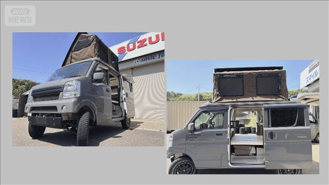 軽自動車キャンピングカーが人気 4人で寝られる快適空間 旅先のホテル 