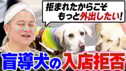 盲導犬ユーザー半数が経験「入店拒否」を当事者と考える 衛生&法律面で誤解も?