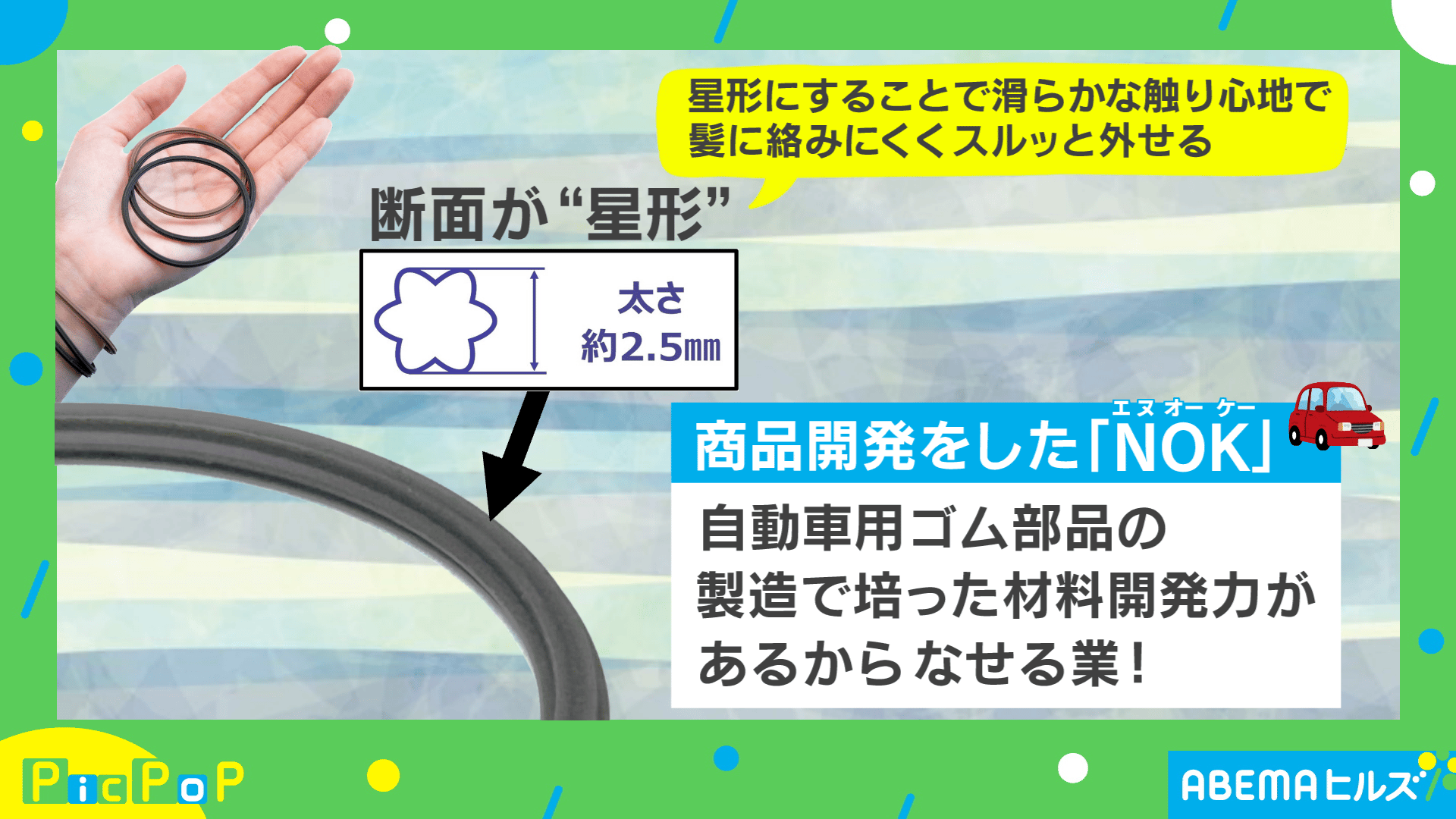断面が