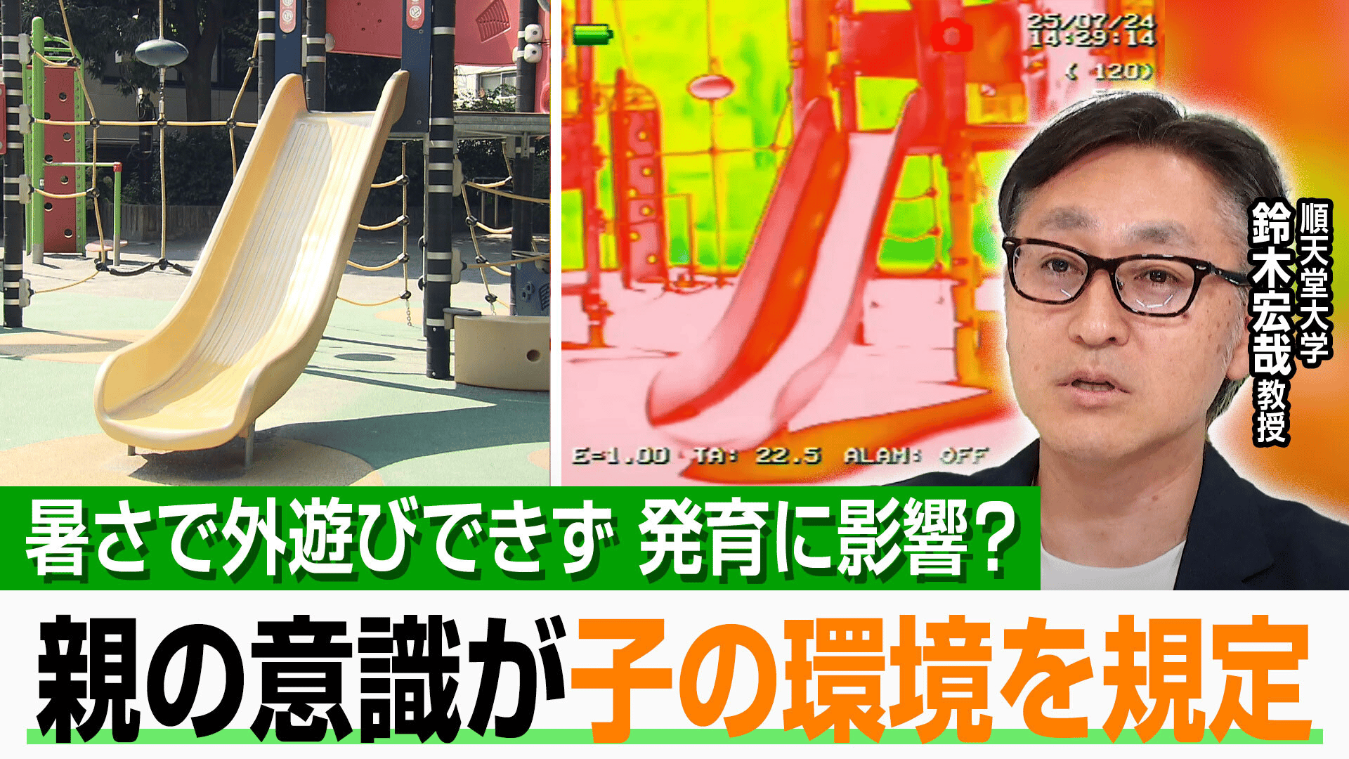 暑すぎで外遊び減少...運動不足に不安も - ABEMAヒルズ【平日ひる12時
