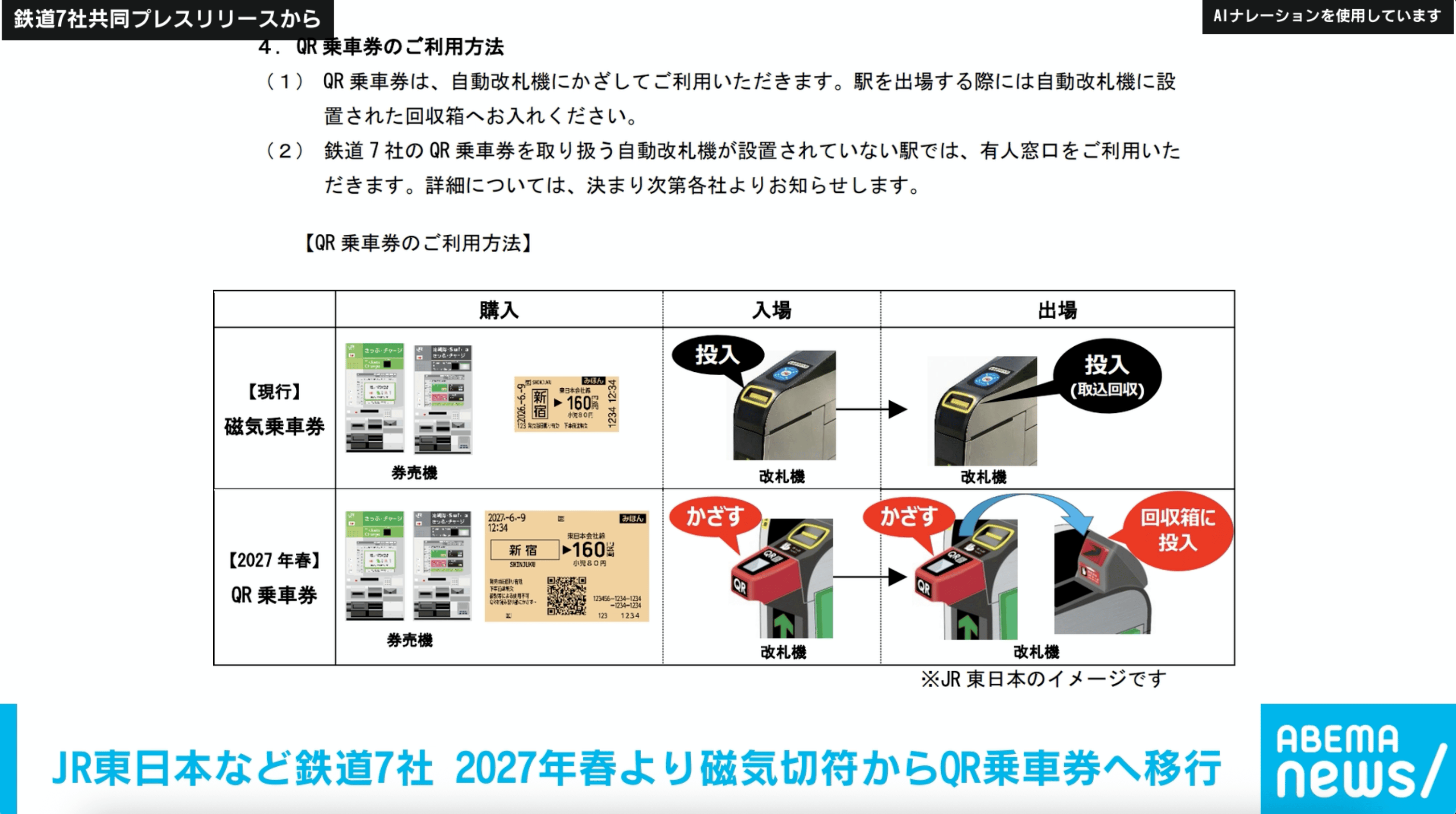 国鉄　JR   切符　乗車券　急行券など　使用済み17枚セット JR東日本や東武など鉄道7社 「磁気切符」全廃へ 2027年春から“かざす