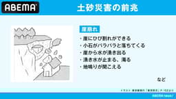 知っておきたい「土砂災害の前兆」