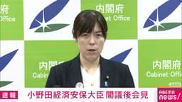 小野田大臣 閣議後会見 生成AI動画拡散に政府の対応は