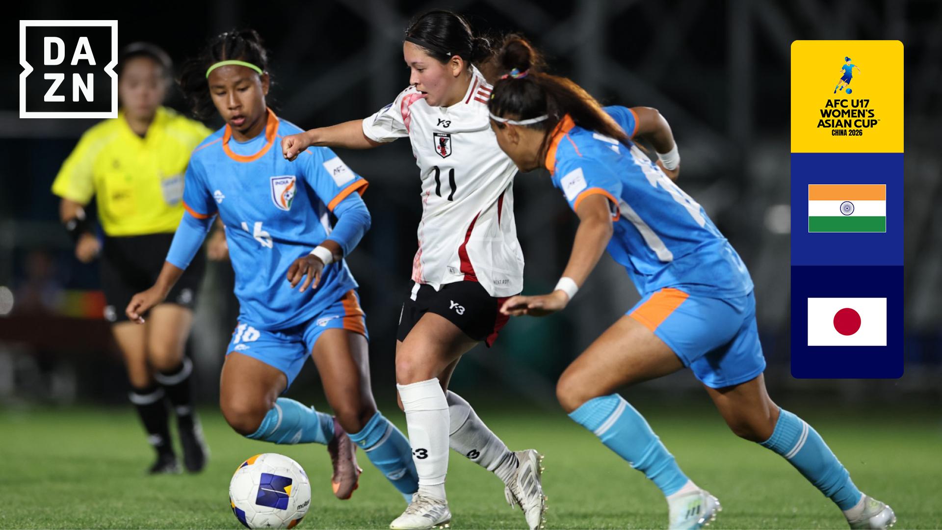 5.5 インド vs 日本 : グループB 第2節 ハイライト - AFC U17女子アジアカップ - 第2節 (スポーツ) | 無料動画 ...