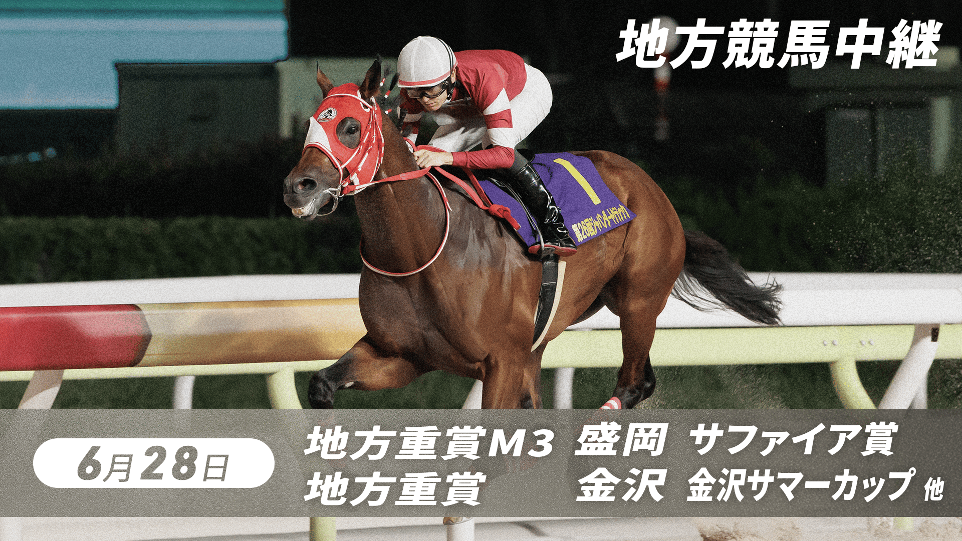 4.12 GCH地方競馬中継(JBCイヤー記念、二十四万石賞、佐賀がばい