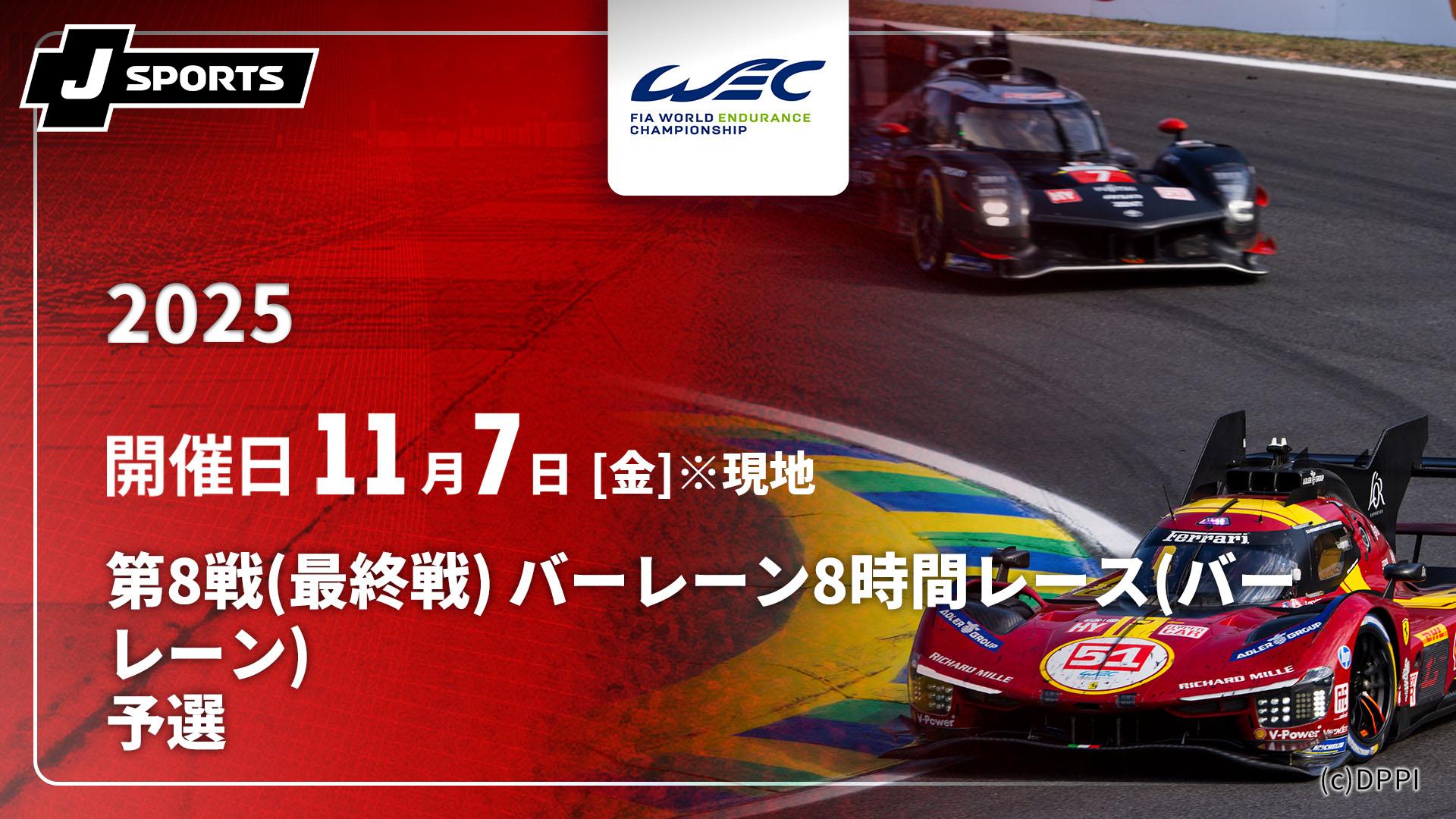 予選 第8戦(最終戦) バーレーン8時間レース(バーレーン)【【限定】FIA