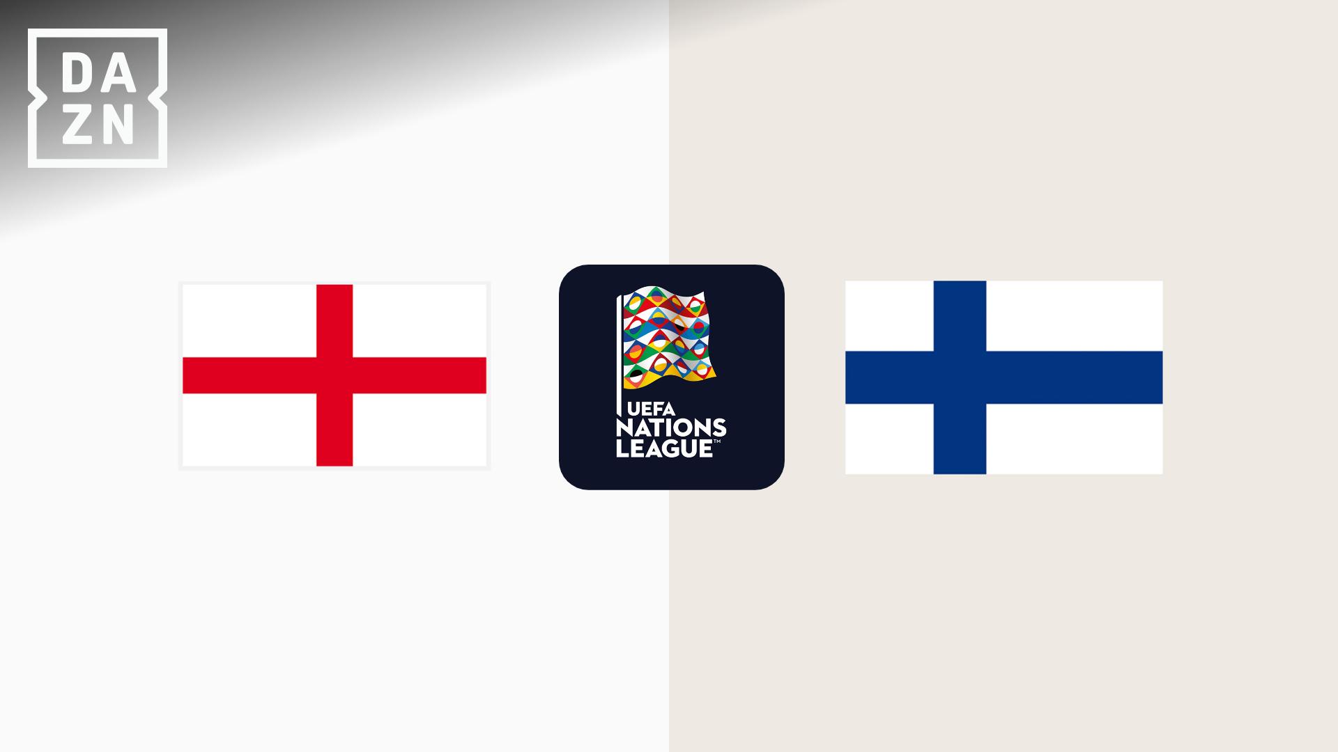 イングランド vs フィンランド : リーグBグループ2 第2節 【UEFA