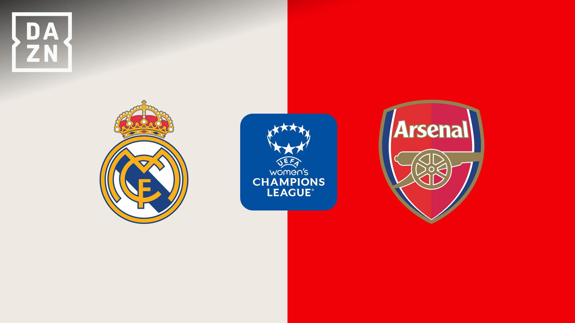 レアル・マドリード vs アーセナル : 準々決勝 1stレグ 【UEFA女子