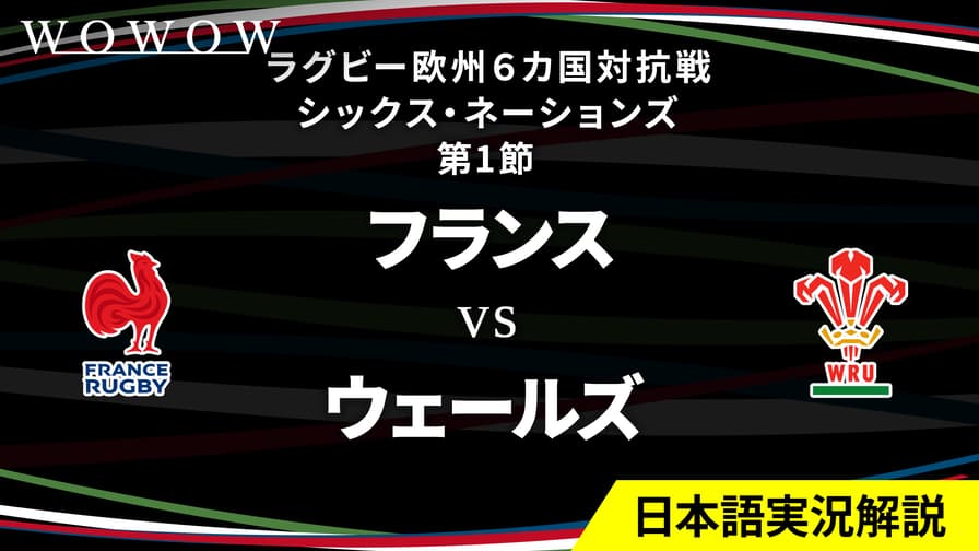 フランスvsウェールズ 【ラグビー欧州6カ国対抗戦 シックス フランスvsウェールズ 【ラグビー欧州6カ国対抗戦 シックス