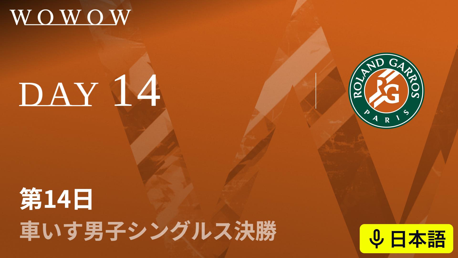 第14日 車いす男子シングルス決勝 【全仏オープンテニス】 | 新しい