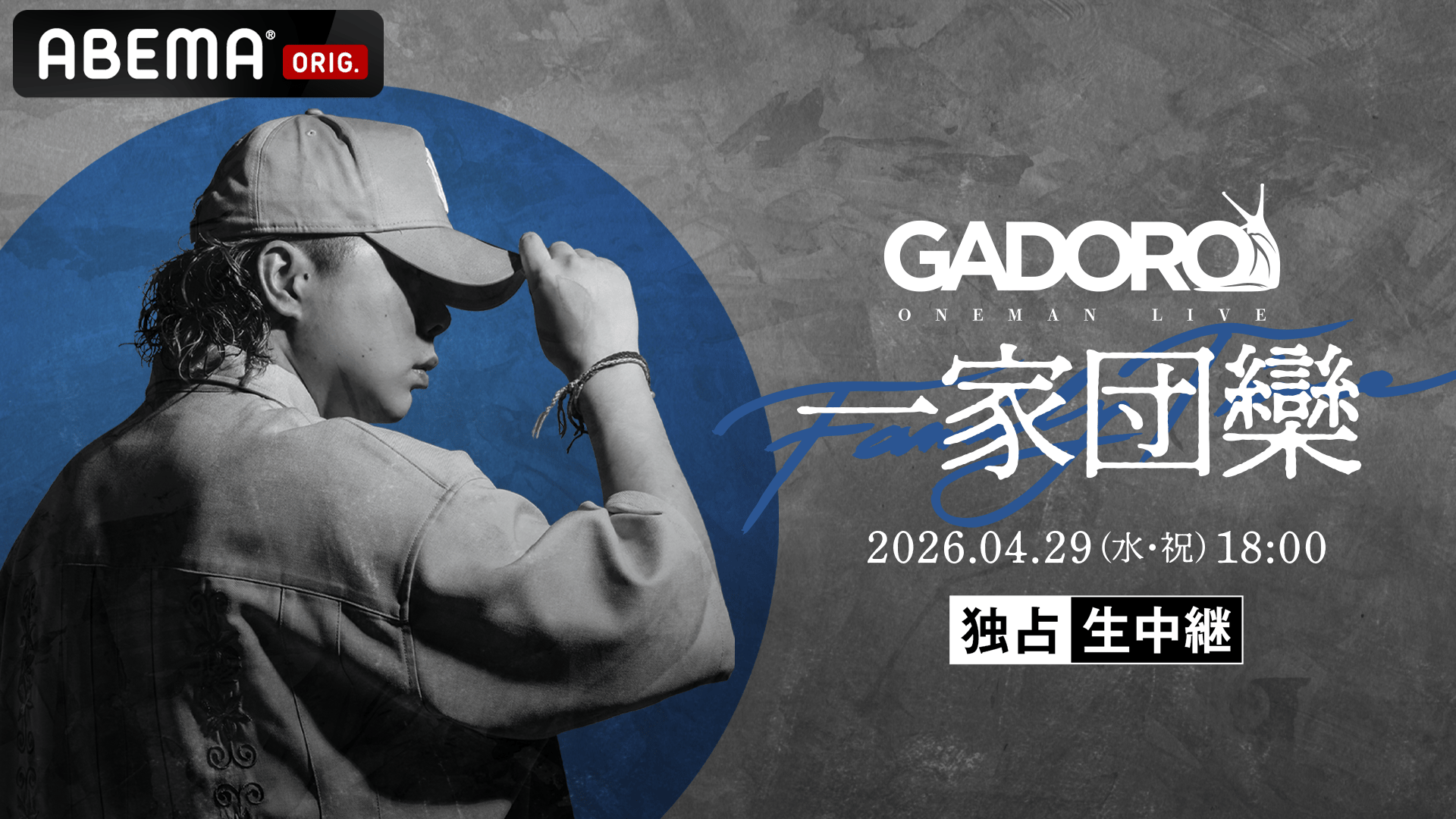 GADORO 日本武道館 四畳半から武道館　　　　美品 GADORO、日本武道館ワンマン『四畳半から武道館』開催決定