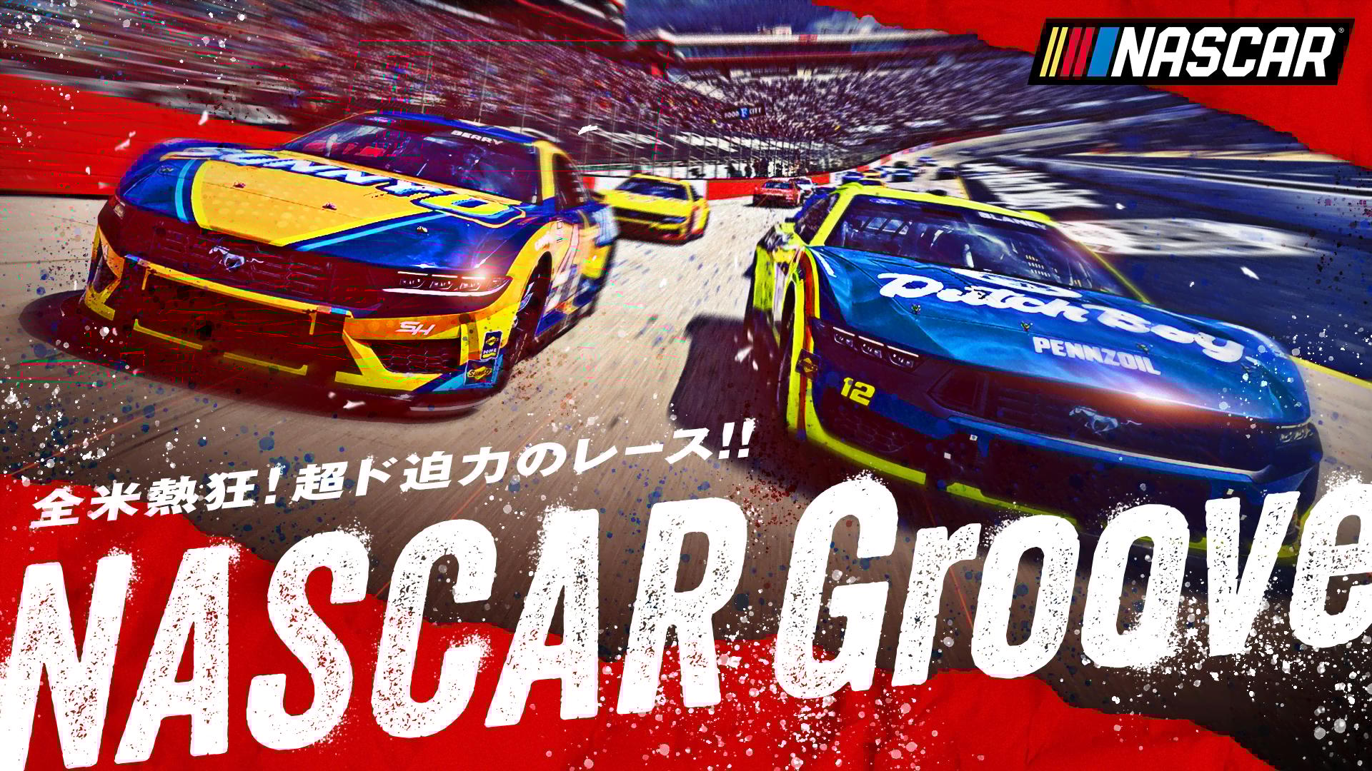 NASCAR ナスカー　3台　カートゥーン　未使用未開封 NASCARシリーズで活躍した3台のマシンが1/64スケールのミニカー