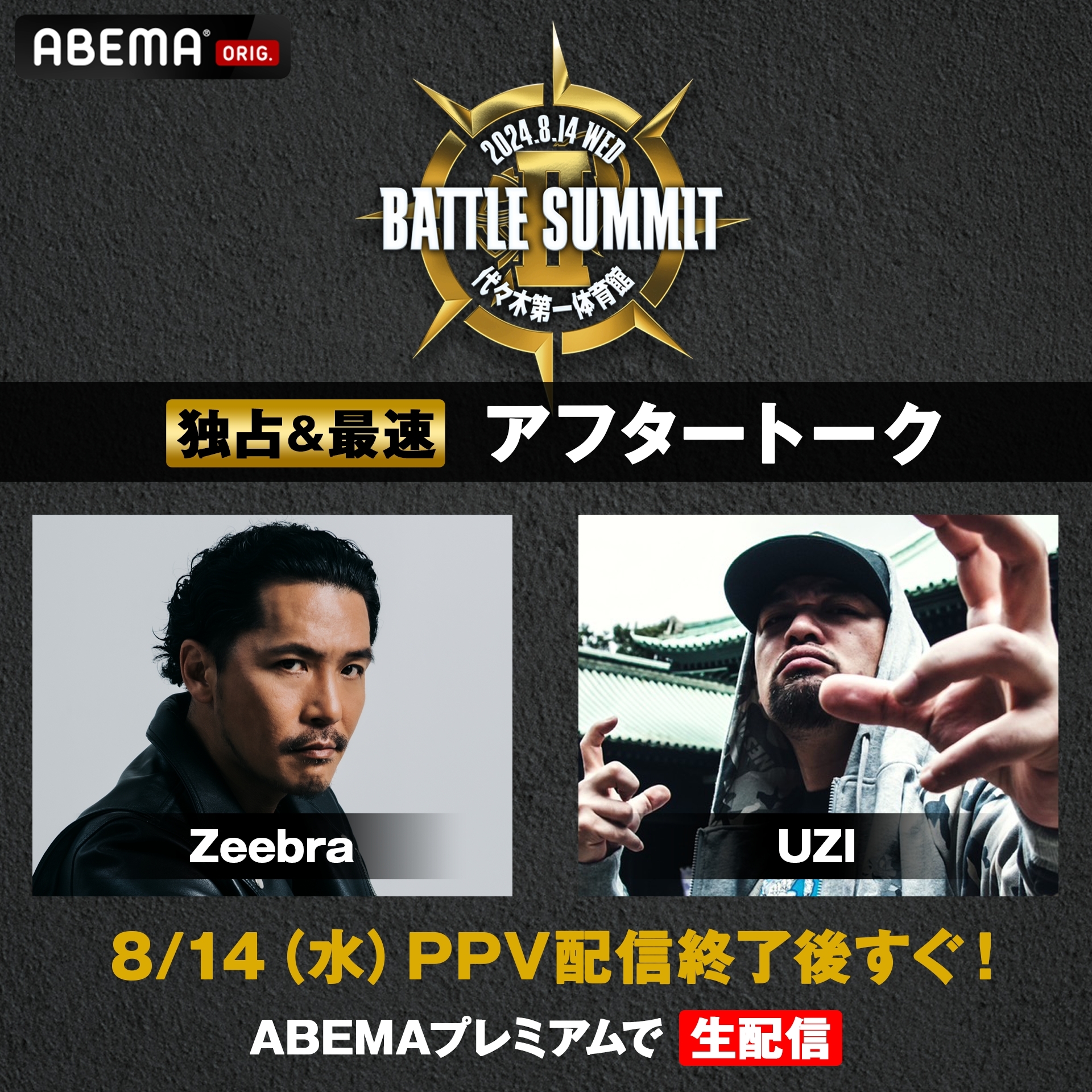 8月31日battle summit（バトルサミット）入場券 日本武道館 - トレーディングカード