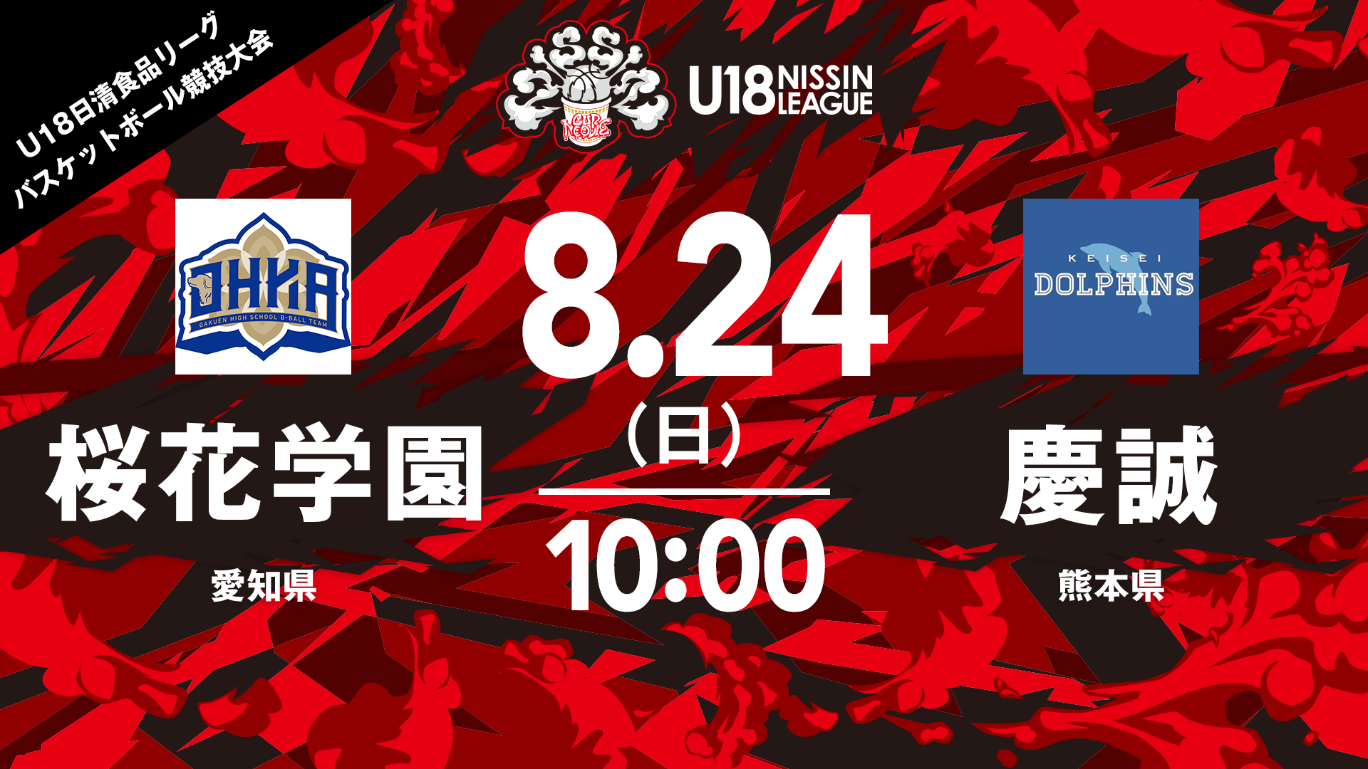 桜花学園 vs 慶誠（女子）