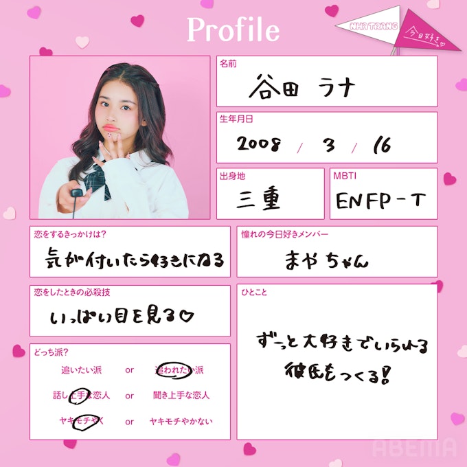 谷田 ラナ(たにだ らな)