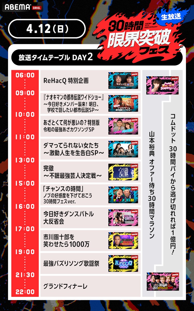 2026年4月12日(日) DAY2_タイテ