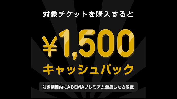 「RIZIN LANDMARK 8」キャッシュバックキャンペーン