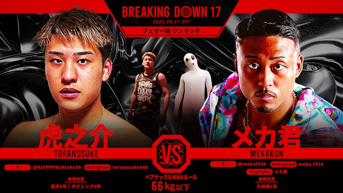 第19試合 虎之介 vs. メカ君