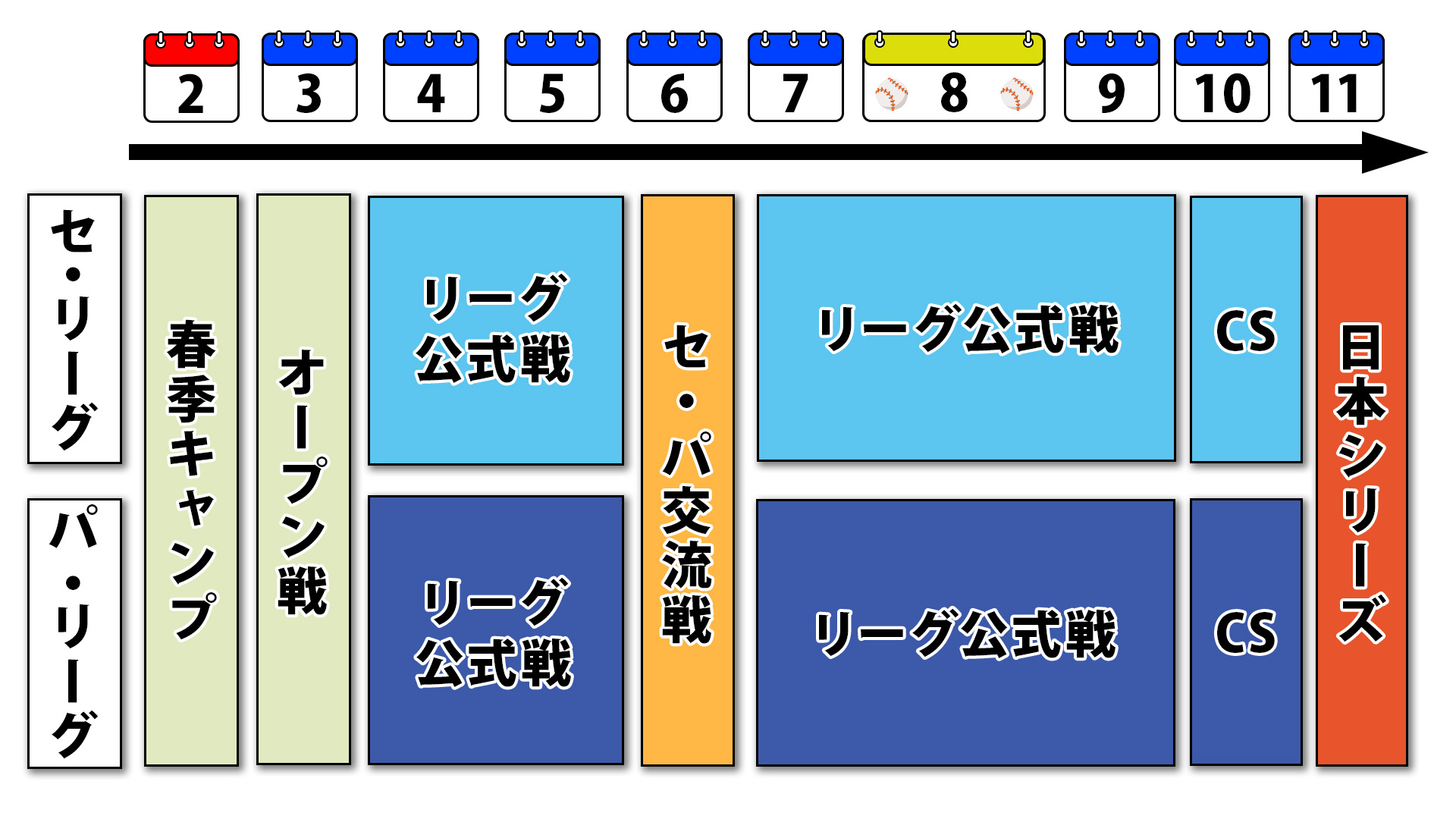 年間スケジュール表