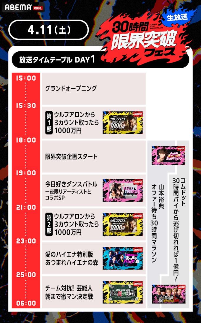 2026年4月11日(土) DAY1_タイテ