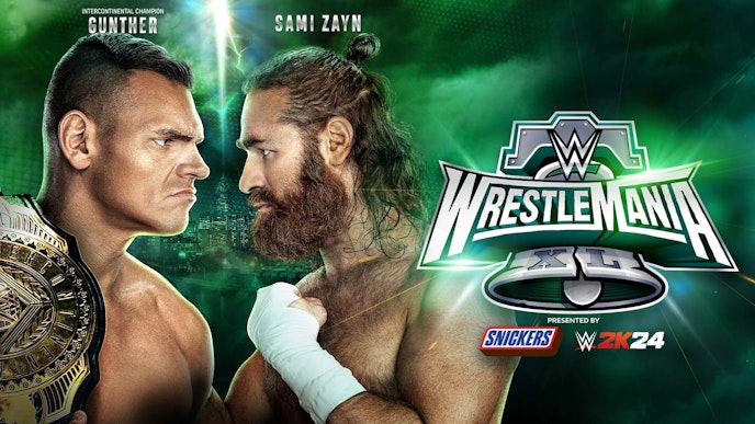 <王者>グンター vs サミ・ゼイン<挑戦者>