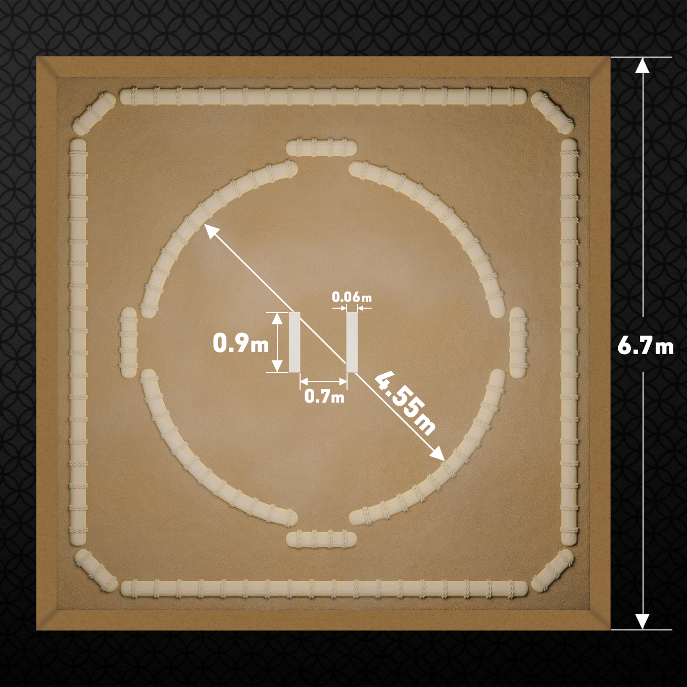 土俵のサイズ画像