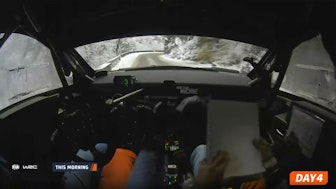 世界一のラリー車が“断崖絶壁”の峠道を走る衝撃光景