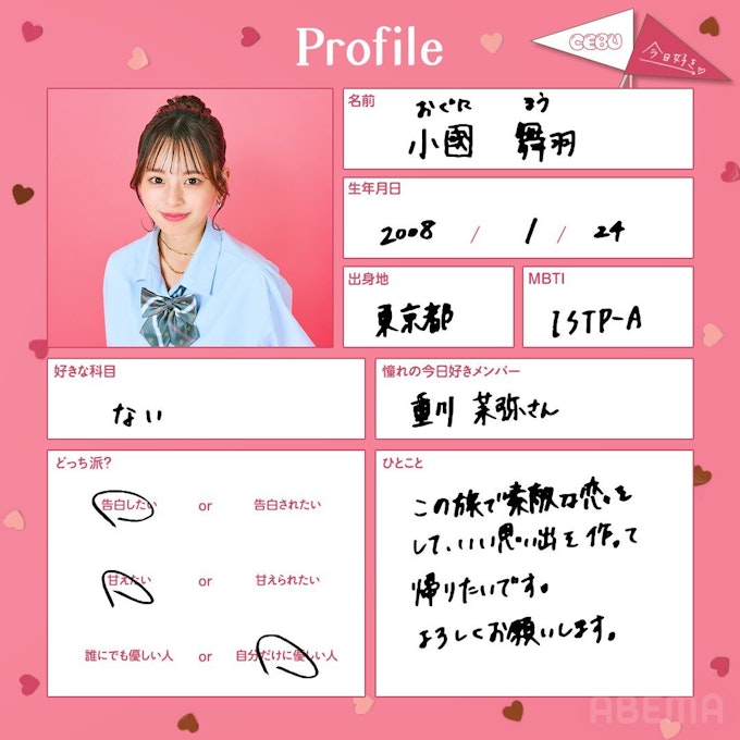 小國 舞羽(おぐに まう)
