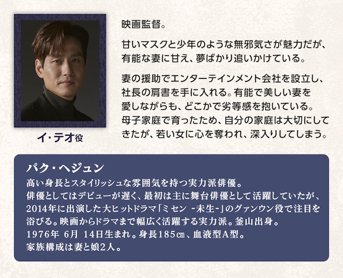 イ・テオ:パク・ヘジュン
